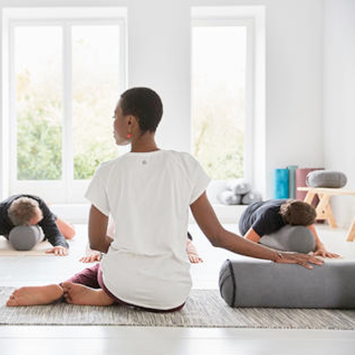 bolster-domyos accessoires de yoga
