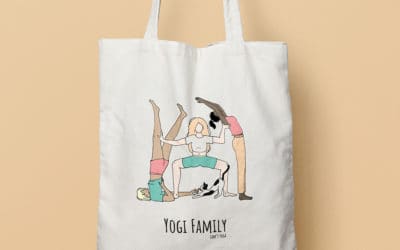 Tote bag #2 – Yogi Family (épuisé)