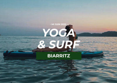 2022 – Retraite yoga & surf – Du 16 au 19 juin