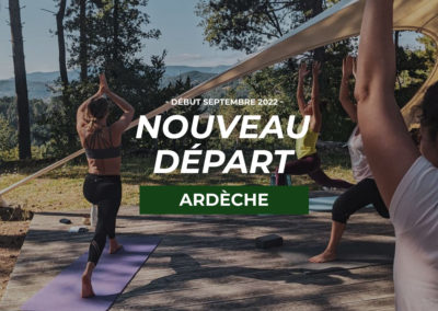 2022 – Stage yoga “nouveau départ” – Du 31 août au 4 septembre