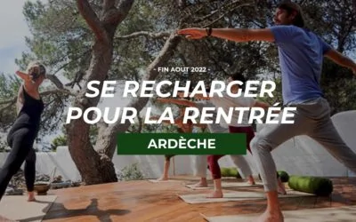 2022 – Stage yoga intensif – Du 26 au 30 aout